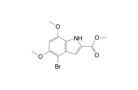 Methyl 4-bromo-5,7-dimethoxyindole-2-carboxylate