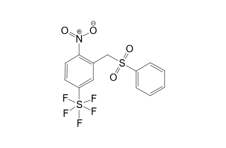 [3-(benzenesulfonylmethyl)-4-nitrophenyl]-pentafluoro-$l^{6}-sulfane