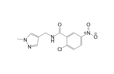 2-chloro-N-[(1-methyl-1H-pyrazol-4-yl)methyl]-5-nitrobenzamide