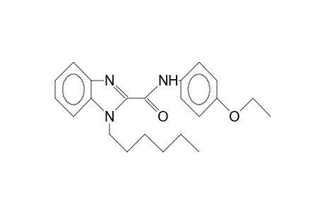 1H-Benzimidazole-2-carboxamide, N-(4-ethoxyphenyl)-1-hexyl-