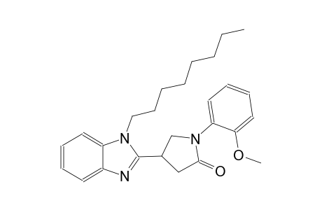 1-(2-methoxyphenyl)-4-(1-octyl-1H-benzimidazol-2-yl)-2-pyrrolidinone