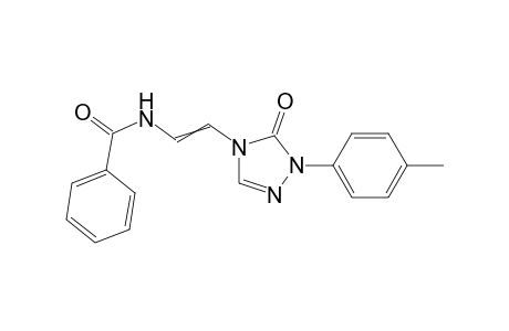 N-{2-[1-(4-Methylphenyl)-5-oxo-1,5-dihydro-[1,2,4]triazol-4-yl]vinyl}benzamide
