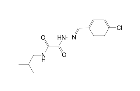 2-[(2E)-2-(4-chlorobenzylidene)hydrazino]-N-isobutyl-2-oxoacetamide