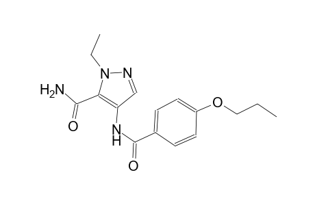 1-ethyl-4-[(4-propoxybenzoyl)amino]-1H-pyrazole-5-carboxamide