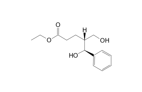 (4R,5S)-5-hydroxy-4-(hydroxymethyl)-5-phenylpentanoic acid ethyl ester