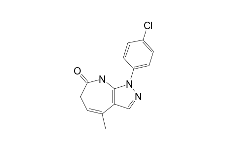 1-PARA-CHLOROPHENYL-4-METHYL-6H-PYRAZOLO-[3,4-B]-AZEPIN-7-ONE