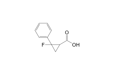2-Fluoranyl-2-phenyl-cyclopropane-1-carboxylic acid