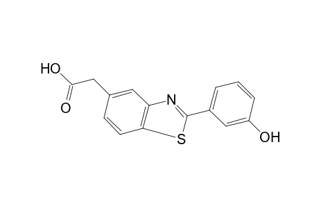 2-(m-HYDROXYPHENYL)-5-BENZOTHIAZOLEACETIC ACID