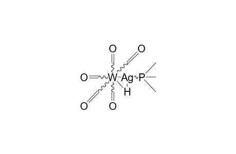 Pentacarbonyltungsten-hydrido-(trimethylphosphane)-silver