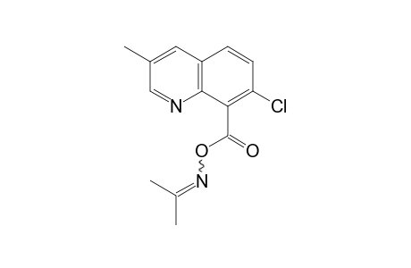 2-Propanone, O-[(7-chloro-3-methyl-8-quinolinyl)carbonyl]oxime