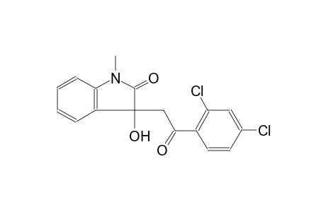 3-[2-(2,4-dichlorophenyl)-2-oxoethyl]-3-hydroxy-1-methyl-1,3-dihydro-2H-indol-2-one