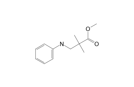 2,2-dimethyl-3-(phenylamino)propionic acid methyl ester