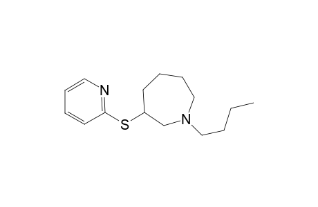 1H-Azepine, 1-butylhexahydro-3-(2-pyridinylthio)-, (.+-.)-