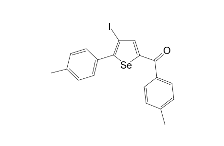 (4-Iodo-5-(p-tolyl)selenophen-2-yl)(p-tolyl)methanone