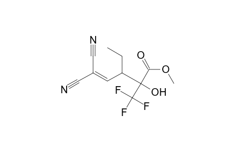 Methyl 5,5-dicyano-3-ethyl-2-hydroxy-2-(trifluoromethyl)pent-4-enoate isomer