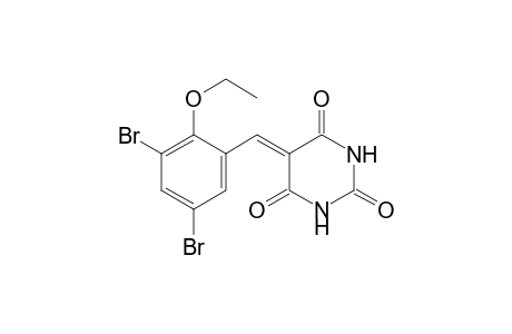 5-(3,5-dibromo-2-ethoxybenzylidene)barbituric acid