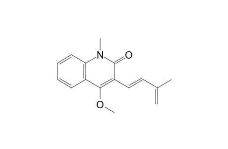 4-Methoxy-1-methyl-3-(3'-methyl-1',3'-butadienyl)-2-quinolinone