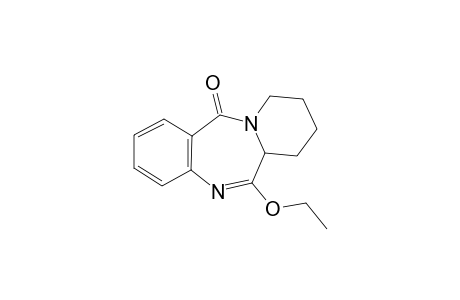 6-Ethoxy-7,8,9,10-tetrahydro-6aH-benzo[e]pyrido[1,2-a][1,4]diazepin-12-one