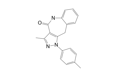 1-METHYL-3-(4-TOLYL)-4H-9,10-DIHYDROPYRAZOLO-[4,5-C]-[1]-BENZAZEPIN-10-ONE