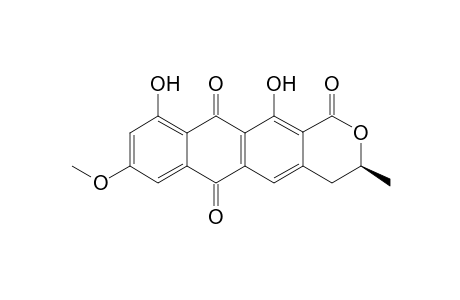 (3S)-10,12-dihydroxy-8-methoxy-3-methyl-3,4-dihydronaphtho[3,2-g]isochromene-1,6,11-trione