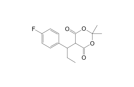5-[1-(4-Fluorophenyl)-propyl]-2,2-dimethyl-1,3-dioxane-4,6-dione
