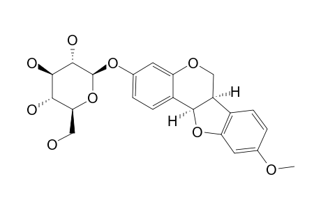 (-)-MEDICARPIN-3-O-BETA-D-GLUCOPYRANOSIDE