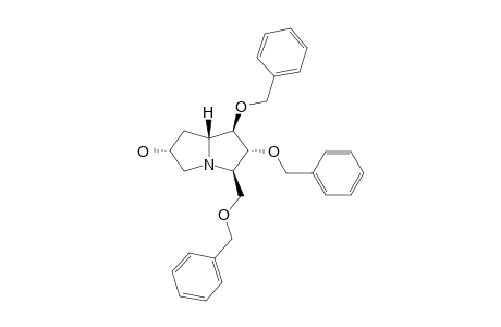 (1R,2R,3R,6R,7aR)-1,2-Bis(benzyloxy)-3-[(benzyloxy)methyl]hexahydro-1H-pyrrolizin-6-ol