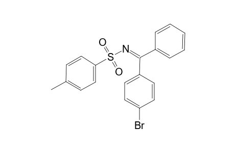 S-(p-Tolyl)-N-sulfonyl-N-[(p-bromophenyl)-(phenyl)methyl]imine