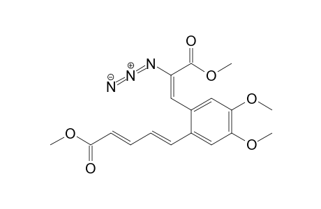 Methyl .alpha.-azido-2-[4'-(methoxycarbonyl)buta-1',3'-dienyl]-4,5-dimethoxycinnamate