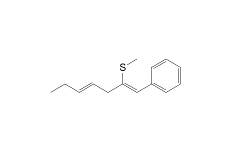 2-(Methylthio)-1-phenylhepta-1,4-diene