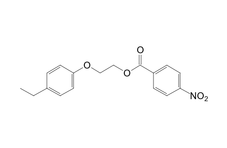 2-(p-ethylphenoxy)ethanol, p-nitrobenzoate
