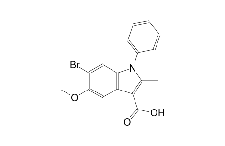 6-bromo-5-methoxy-2-methyl-1-phenyl-1H-indole-3-carboxylic acid