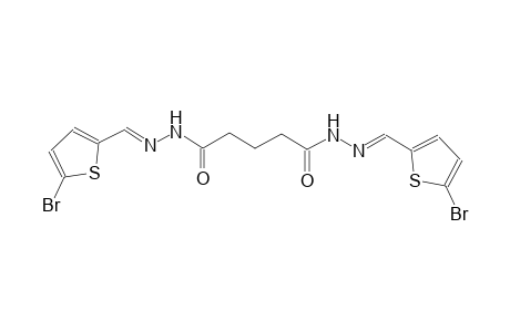 N'~1~,N'~5~-bis[(E)-(5-bromo-2-thienyl)methylidene]pentanedihydrazide