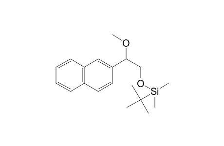 2-(tert-Butyldimethylsilyloxy)-1-methoxy-1-naphthalen-2-ylethane
