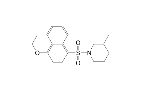 piperidine, 1-[(4-ethoxy-1-naphthalenyl)sulfonyl]-3-methyl-
