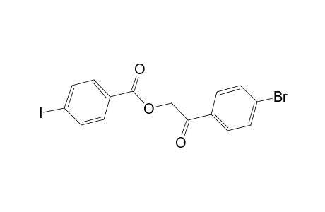 2-(4-Bromophenyl)-2-oxoethyl 4-iodobenzoate