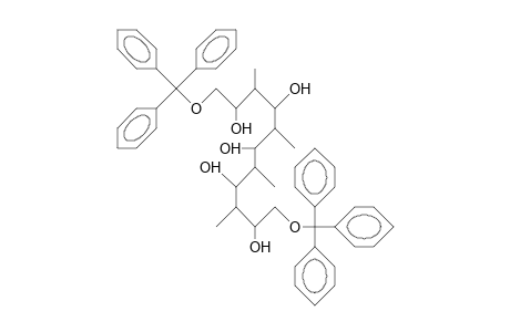 meso-1,11-Ditrityloxy-2,4,6,8,10-pentahydroxy-3,5,7,9-tetramethyl-undecane