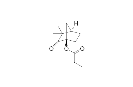 (1R,4R)-3,3-dimethyl-2-oxobicyclo[2.2.1]heptan-1-yl propionate