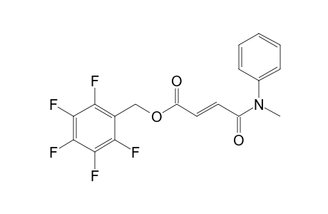 Fumaric acid, monoamide, N-methyl-N-phenyl-, pentafluorobenzyl ester