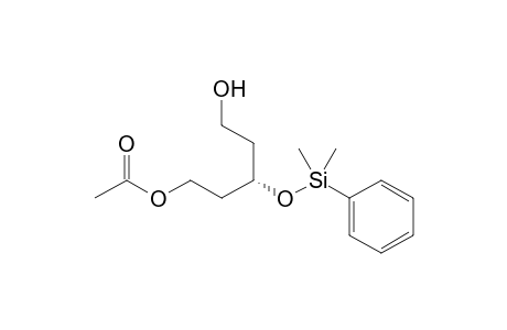 (S)-[3-(Dimethylphenylsiloxy)-5-hydroxypentan-1-yl] acetate
