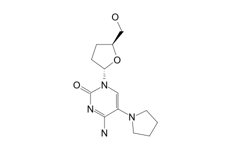 1-(2,3-DIDEOXY-ALPHA-D-GLYCERO-PENTOFURANOSYL)-5-PYRROLIDINOCYTOSINE
