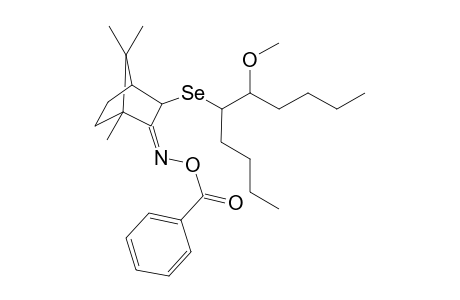 5-Methoxy-6-(2-benzoyloximo-3-selenobornyl)decane