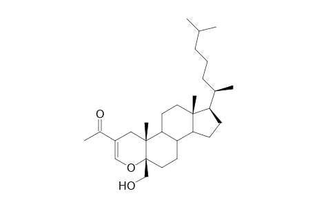 Ethanone, 1-[(5.beta.)-5-(hydroxymethyl)-4-oxacholest-2-en-2-yl]-