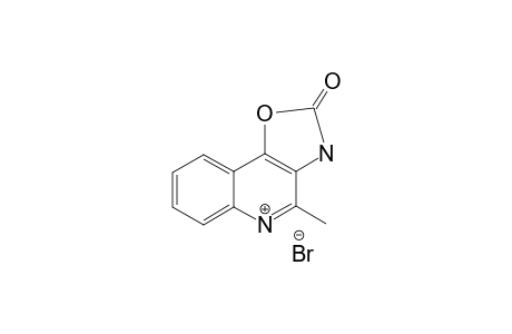 4-METHYL-3H-OXAZOLO-[4,5-C]-QUINOLINE-2-ONE-HYDROBROMIDE