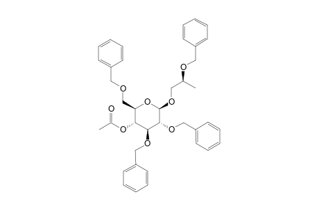 2-O-BENZYL-1-O-(4-O-ACETYL-2,3,6-TRI-O-BENZYL-BETA-D-GLUCOPYRANOSYL)-3-DEOXY-(2S)-GLYCEROL