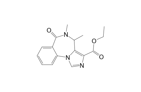 3-(Ethoxycarbonyl)-4,5-dimethyl-4,5-dihydroimidazo[1,5-a]benzo[f][1,4]diazepin-6-one