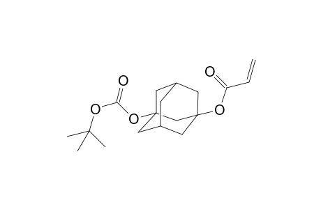 3-tert-butoxycarbonyloxy-1-adamantyl acrylate