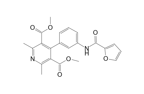 3,5-Pyridinedicarboxylic acid, 4-[3-[(2-furanylcarbonyl)amino]phenyl]-2,6-dimethyl-, dimethyl ester