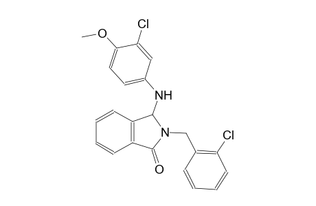 1H-isoindol-1-one, 3-[(3-chloro-4-methoxyphenyl)amino]-2-[(2-chlorophenyl)methyl]-2,3-dihydro-