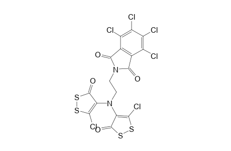 2-[2-[bis(3-chloranyl-5-oxidanylidene-1,2-dithiol-4-yl)amino]ethyl]-4,5,6,7-tetrakis(chloranyl)isoindole-1,3-dione